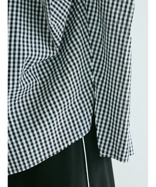 CRAFT STANDARD BOUTIQUE ステンサイドソリッドギンガムチェックブラウス Gingham Check