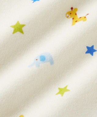 MIKI HOUSE HOT BISCUITS 【70-60cm】 長袖ボディシャツ２枚セット(前開き仕様) サックス