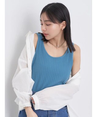 earth music&ecology ２ＷＡＹネックタンクトップ Blue