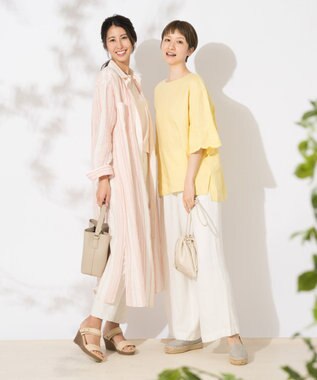 ONWARD Reuse Park 【23区】パンツ春夏 ホワイト