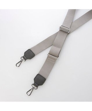 UNBILLION VERYコラボ カシュカシュ cachecache / ミニポーチ付きシュリンクショルダー ライトグレー