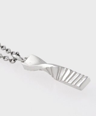 Paul Smith Shadow Stripe Emboss ネックレス シルバー