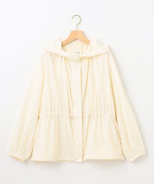 組曲 【撥水・WEB限定】ギャザーフード パッカブルブルゾン エクリュ系