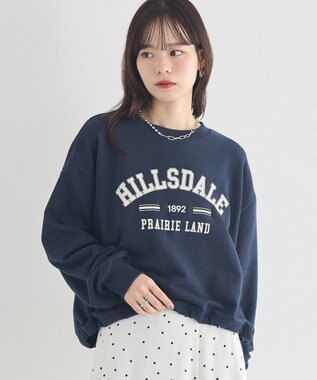 earth music&ecology 【裏毛】アソートロゴウラケドロストプルオーバー