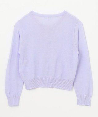 組曲 KIDS 【110-140cm】シアー カーディガン ラベンダー系