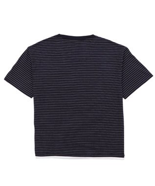 WEGO マイクロボーダーワッフルフェイクT ブラック