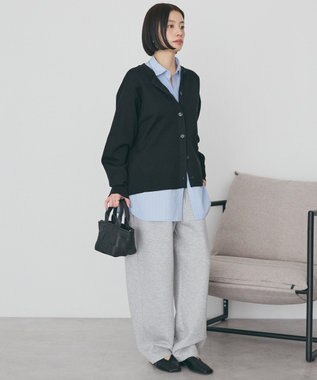 AMERICAN HOLIC ポンチカーブパンツ Gray Mixture