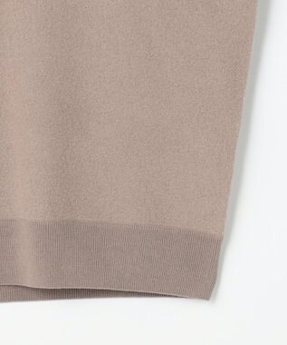 自由区 L 【SHIHOさん着用】ボイルドウールハーフジップ ニット モカ