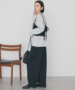 AMERICAN HOLIC ポンチカーブパンツ Black