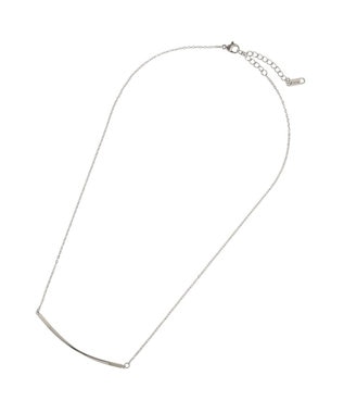 YECCA VECCA ステンレスニュアンスバーネックレス Silver
