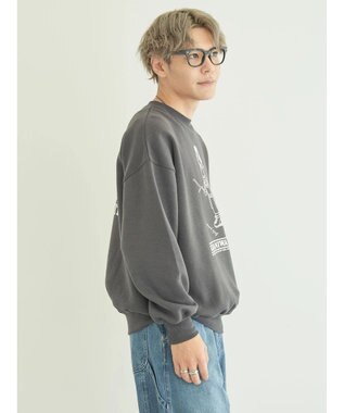 CRAFT STANDARD BOUTIQUE ＵＲＡＮＩＷＡ　ＣＡＭＰＥＲＳ　ＳＷＥＡＴ Charcoal Gray