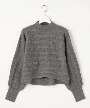 ANY SIS S 【2SET】ニット ボレロ × ワンピース セット スレート×ブラック