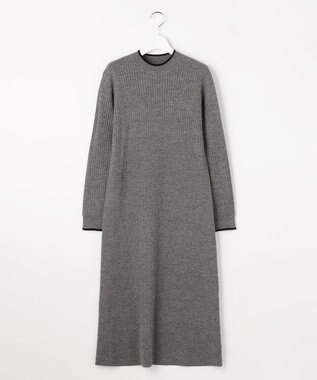 ANY SIS S 【2SET】ニット ボレロ × ワンピース セット スレート×ブラック