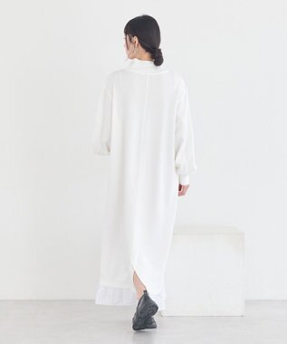 earth music&ecology レイヤーヘムワンピース White