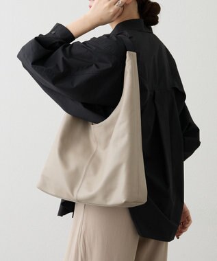 russet レザーホーボーバッグ L(CE-1654) GrayBeige