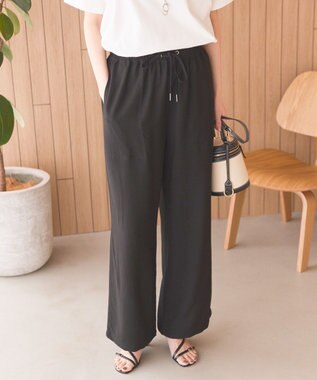 AMERICAN HOLIC 【接触冷感】ベイカーリラックスパンツ Black