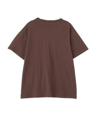 earth music&ecology シャーリングロゴTシャツ Brown