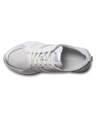 REGAL FOOT COMMUNITY 【リーガルレディース】BF07 メッシュスニーカー ホワイト×シルバー