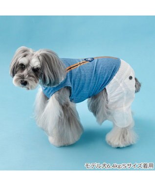 PET PARADISE J.PRESS エコメイド パンツつなぎ 小型犬 ネイビー×ホワイト
