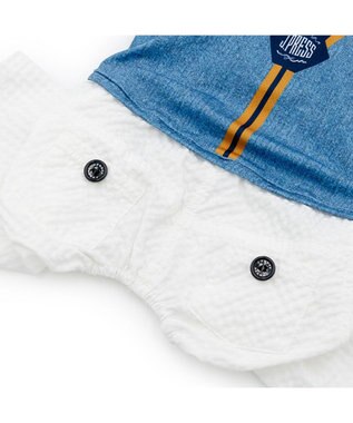 PET PARADISE J.PRESS エコメイド パンツつなぎ 小型犬 ネイビー×ホワイト