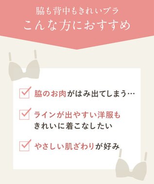 Wing ブラジャー 背中の段差を軽減 脇高設計 パーソナライズ設計 【脇も背中もきれいブラ】 Gカップまで対応 大きいサイズ KB2723 ウイング／ワコール ブラック