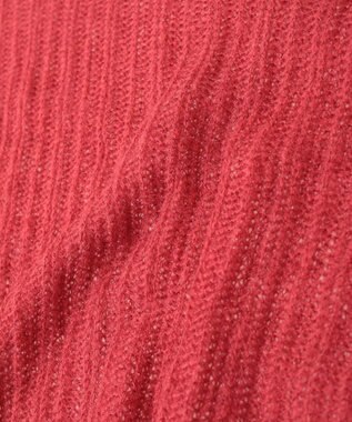 AMERICAN HOLIC モヘアタッチルーズ編みプルオーバー Red