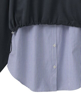 CRAFT STANDARD BOUTIQUE ポンチ＋布帛セットチュニック A