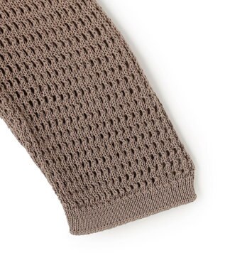 uncrave メッシュニット カーディガン トープ