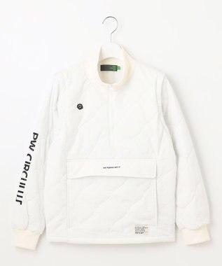 PW CIRCULUS 【ベストにもなる！袖2WAY】【WOMEN】ひょうたんキルティング中綿ブルゾン ホワイト系