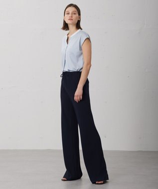 BEIGE， 【好評につき追加生産決定！】FLEUR / ワイドパンツ Navy