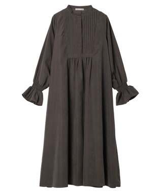 Green Parks armonia．ピンタックワンピース Charcoal Gray