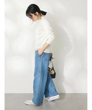 CRAFT STANDARD BOUTIQUE エリシャーリングニットプルオーバー White