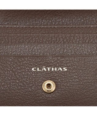 CLATHAS ソフィア 内ボックス二つ折り財布 ブラウン