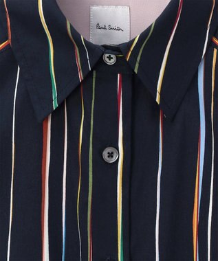 Paul Smith Signature Pinstripe シャツワンピース ネイビー