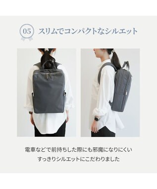 ACE BAGS & LUGGAGE 【洗える背面パッド付】 ace. フィッテムライト リュックサック A4/14インチ収納 20392 エース グレー