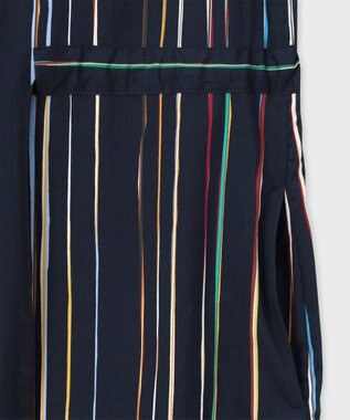 Paul Smith Signature Pinstripe シャツワンピース ネイビー