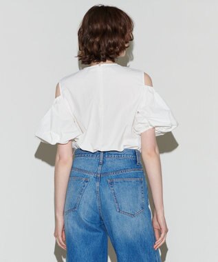 NAVE 【Nave　撥水機能・UVカット・透湿・接触冷感】ナイロンワッシャー ブラウス ホワイト系