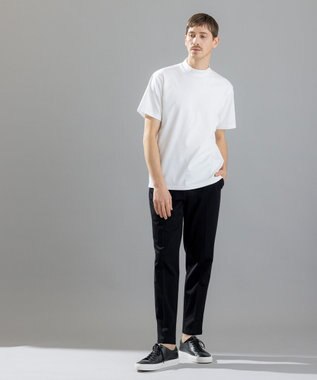 JOSEPH HOMME コンパクトストレッチジャージー　モックネックＴシャツ ホワイト系