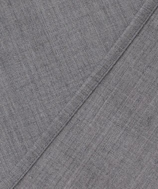 ICB 【洗える】Ｔ/Ｗブロード ハイネックブラウス ライトグレー系