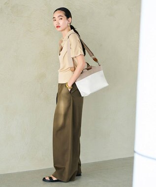 TOPKAPI 【人気色が限定復活！】【Breath TOPKAPI】RIPPLE リプル トート バッグ M（ショルダー付き） アイボリー