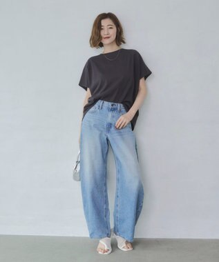 WEGO 【2026春夏新作】接触冷感フレンチスリーブT スミクロ