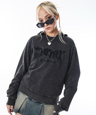 WEGO 【ユニセックス着用ITEM】コンパクトフィットロゴプルオーバー ブラックその他