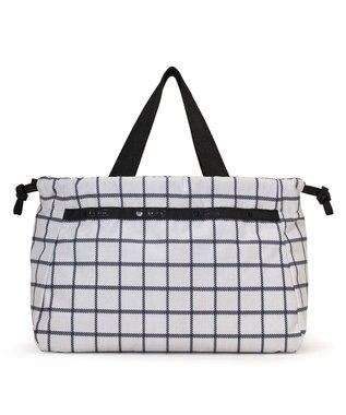LeSportsac E/W CITY DRAWSTRING BAG??? /アップタウンモノチェック/ブラック アップタウンモノチェック/ブラック