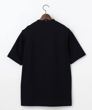JOSEPH ABBOUD 【ジャケットインにもおすすめドレスTee/吸水速乾/上質感】ミラノリブダブルフェイス Tシャツ ネイビー系