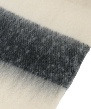 Green Parks ボリュームマフラー Border Black