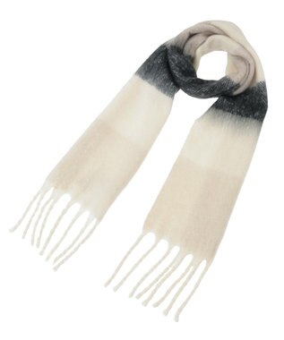 Green Parks ボリュームマフラー Border Black