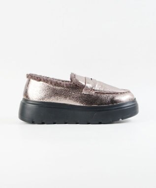 BONTRE 【MIONOTIS/ミオノティス】ムートンモカローファー/40912 ガンメタル