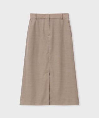 Paul Smith クリスプウール Aラインスカート ライトベージュ