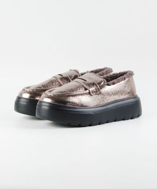 BONTRE 【MIONOTIS/ミオノティス】ムートンモカローファー/40912 ガンメタル