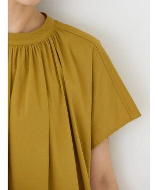 AMERICAN HOLIC 接触冷感丈違いフレンチスリーブワンピース Mustard